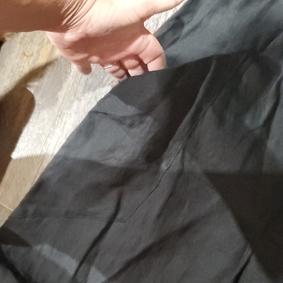 Lili Black Line High-Waisted Wide Leg Pants Lagenlook - Picture 5 of 12